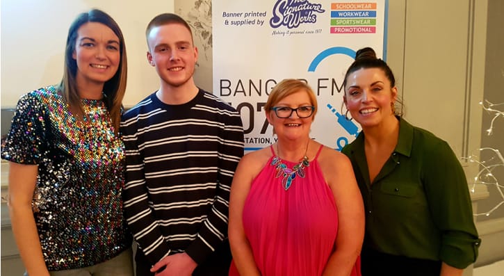 SERC’s Bangor FM has helped raise over £1000 for the North Down Community Network during a quiz night at the Marine Court Hotel on Thursday 27 February. 